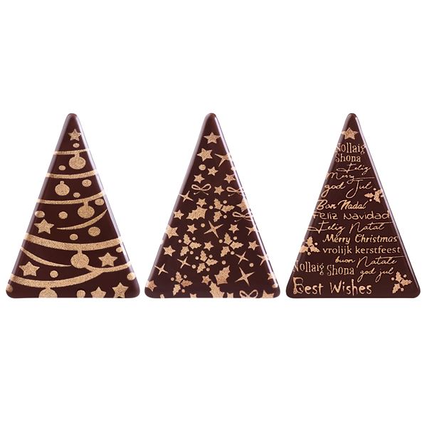 Csokoládé dekoráció ˝Gold Christmas˝