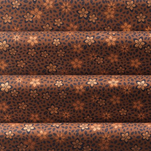 Csokoládé transzferfólia - Arany virágok