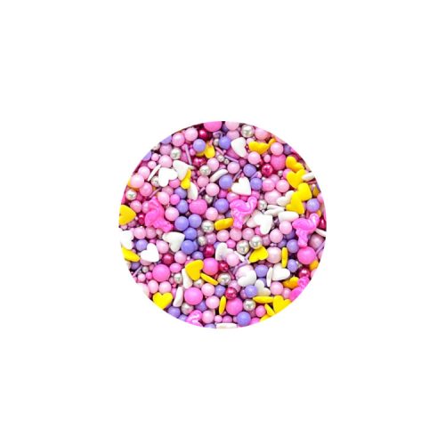 Cukorgyöngy - Flamingó mix (200 g)