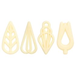 Csokoládé dekoráció - Soiree white