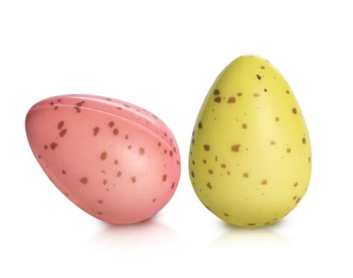 Csokoládé dekoráció - 3D színes tojás