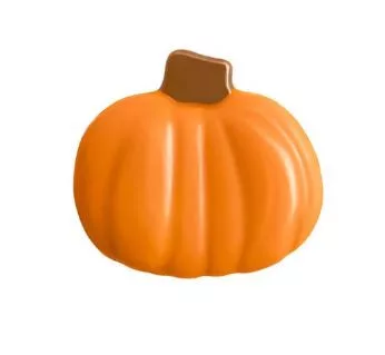 Csokoládé dekoráció - Pumpkin 3D