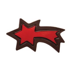 Csokoládé dekoráció - Falling star red Csokoládé dekoráció - Falling star red