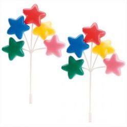 Műanyag luficsokor Csillag alakú