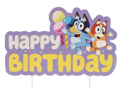Papír beszúró - Happy Birthday Bluey