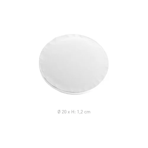 Tortadob D - Fehér 20 cm