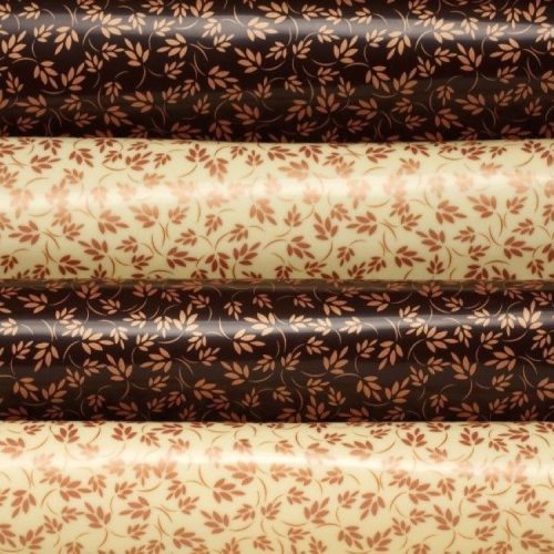 Csokoládé transzfer fólia - Bronz levél