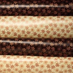 Csokoládé transzfer fólia - Bronz virág