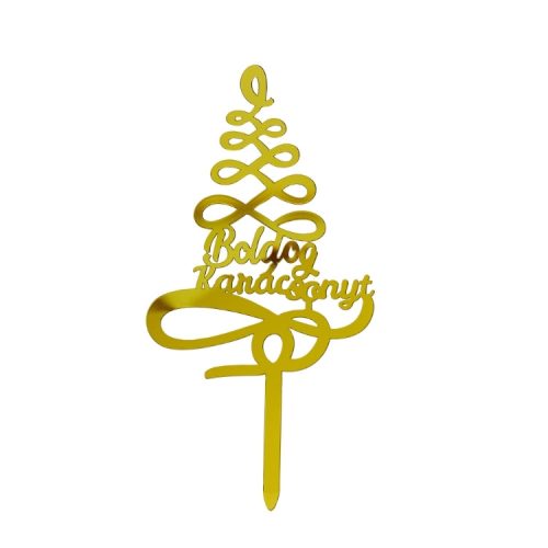 Sziluett beszúró - Boldog Karácsonyt