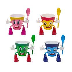 Műanyag fagyispohár - Vidám gyerekes