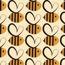 Csokoládé Transzfer fólia "Sweet Bees 2"