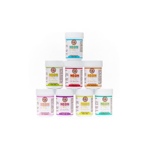 Neon hatású gél 30 g Pink
