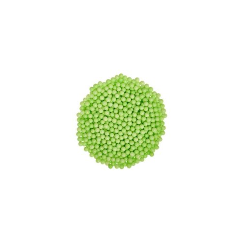 Cukorgyöngy 7 mm - Lime zöld (200 g)