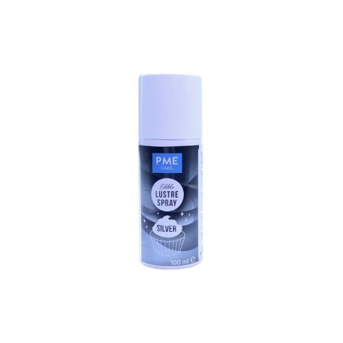 Ételfesték lüszter spray - Ezüst (100 ml)  