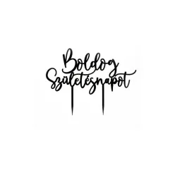 Sziluett beszúró - BSZ - Fekete felirat
