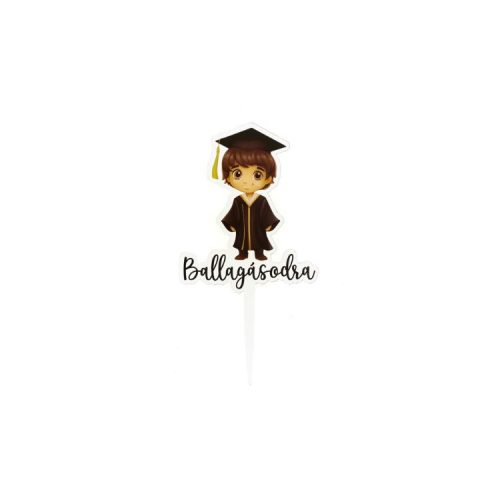 Sziluett beszúró - Ballagás - Fiú