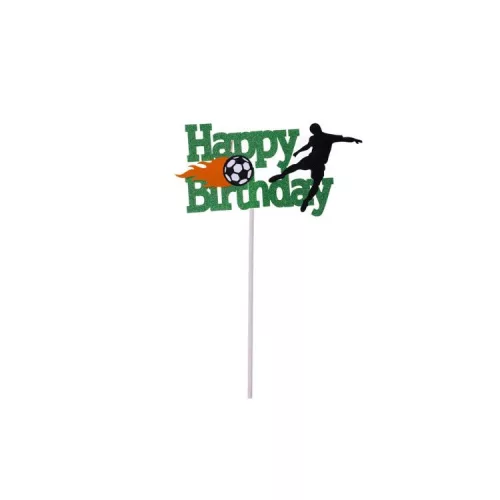Tortadísz - Happy Birthday - Papír Focis