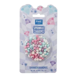 Cukordekoráció - Gyémántok Sprinkle Charms