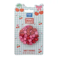 Cukordekoráció - Cseresznyék Sprinkle Charms