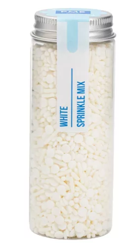 Cukordekoráció - Fehér mix 76g