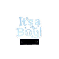 LED tortadísz It's a boy Fiú