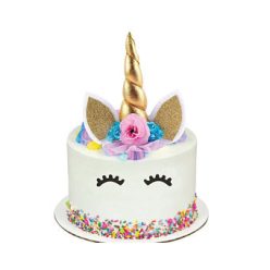 Unikornis tortadísz